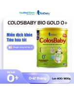 Sữa bột ColosBaby Bio gold 0+ 800g và 400 g miễn dịch khỏe - tiêu hóa tốt 