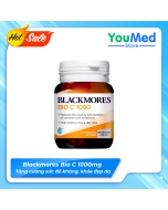 Viên uống Blackmores Bio C 1000mg Úc bổ sung Vitamin C tăng cường sức đề kháng, khỏe đẹp da (Lọ 31 viên)