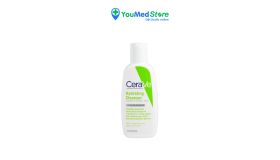 Sữa rửa mặt Cerave Hydrating Cleanser For Normal To Dry Skin chai 87ml hỗ trợ làm sạch và cấp ẩm cho da khô của Mỹ