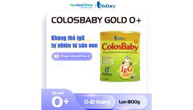 Sữa bột ColosBaby gold 0+ giúp tăng cường miễn dịch hộp 800gr 