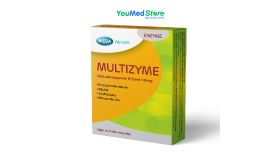 Viên uống Multizyme hỗ trợ tăng cường tiêu hoá Mega We Care hộp 1 vỉ x 4 viên nang cứng