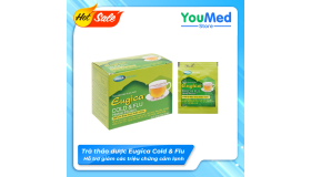 Trà thảo dược Eugica Cold & Flu hỗ trợ làm giảm các triệu chứng cảm lạnh (Hộp 10 gói)