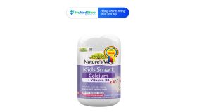 Viên uống bổ sung Calci + Vitamin D3 cho trẻ - Kids Smart Nature's Way (Hộp 50 viên)
