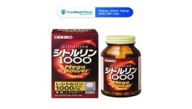 Viên uống Orihiro Citrulline Mega Power 1000 mg Nhật Bản (240 viên) giúp bổ sung năng lượng 