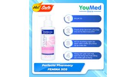Dung dịch vệ sinh phụ nữ Perfecta Pharmacy Femina SOS hỗ trợ làm sạch, ngăn ngừa viêm nhiễm phụ khoa (Chai 150ml)