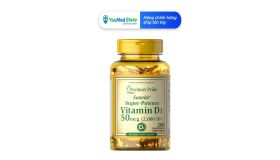 Viên uống bổ sung vitamin D3 50mcg Puritan’s Pride Sunvite® Super-Potency hộp 100 viên
