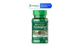 Viên uống Puritan's Pride Pycnogenol 30mg chống oxy hóa, bảo vệ tim mạch lọ 30 viên