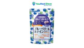 Viên nhai bổ sung Blueberry và Lutein Orihiro của Nhật Bản túi 120 viên