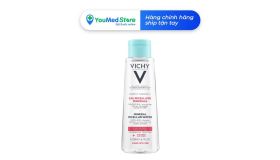 Nước tẩy trang Vichy Pureté Thermale Mineral Micellar Water For Sensitive Skin chai 400ml hỗ trợ làm sạch sâu và giữ ẩm cho da nhạy cảm của Pháp