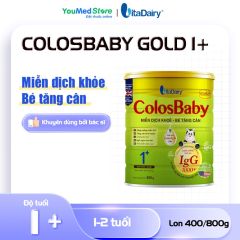 Sữa bột ColosBaby gold 1+ VitaDairy giúp giảm tỷ lệ nhiễm khuẩn hô hấp, tăng cường miễn dịch