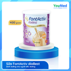 Sữa Fontactiv Diabest 400 gram - Dinh dưỡng cho người tiểu đường